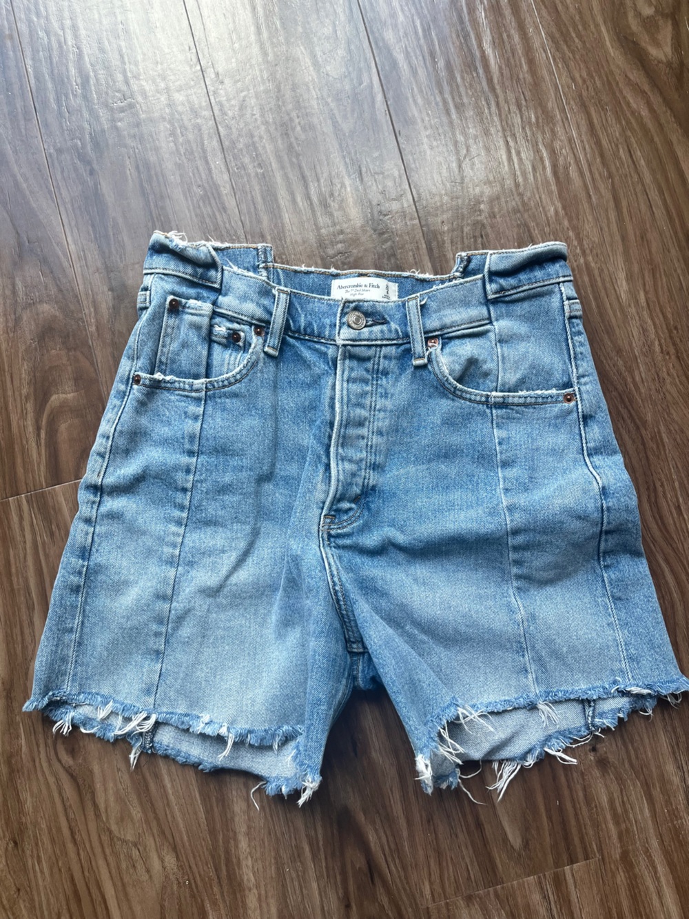 Abercrombie Curve Love Denim Shorts